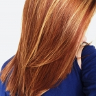 highlights bright golden blonde auburn